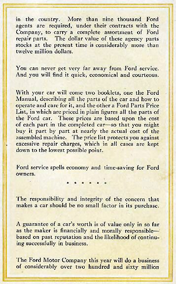 1917 Ford Brochure Page 16